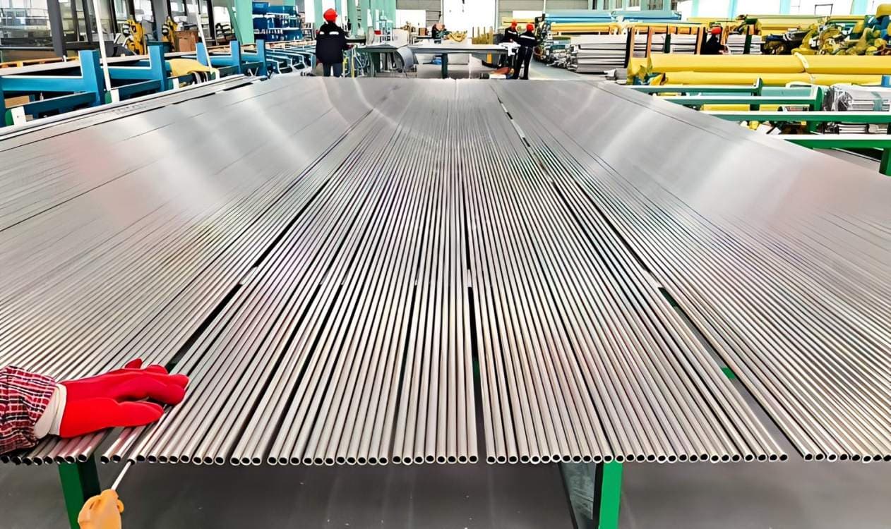 316Ti سیملیس پائپ روس بھیجے گئے۔